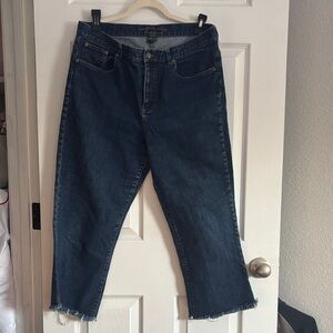 Ralph Lauren Dark Blue Ankle Jeans